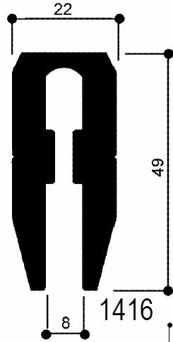 cod. art. FM1416: porta racle in alluminio per serigrafia o settore tessile