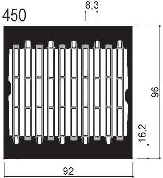 cod. art. FM450 : Dissipatori di calore in alluminio in barre 