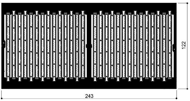 cod. art. FM487 : Dissipatori di calore in alluminio in barre 