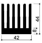cod. art. FM914 : Dissipatori di calore in alluminio in barre 